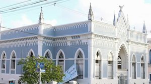 O prédio da antiga Intendência Municipal, no Centro | Foto: Daniel Marinho/Ascom FMAC