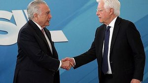 Michel Temer e Moreira Franco em 2018. | Antonio Cruz/Agência Brasil