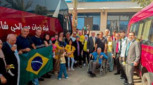 Brasileiros já embarcaram no Aeroporto Internacional Queen Alia, em Amã, em uma aeronave cedida pela Presidência da República, e devem pousar na Base Aérea de Brasília às 5h30 desta quinta-feira (2). | Foto: Representação Brasileira em Ramala