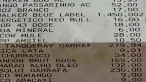 O homem disse que não tinha dinheiro para pagar a conta e foi preso em flagrante | Foto: Reprodução/TV Anhanguera