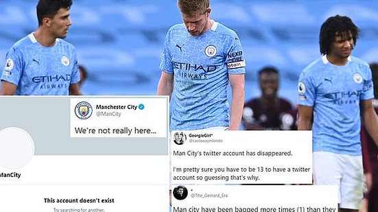 Imagem Conta do Manchester City é suspensa no twitter; entenda