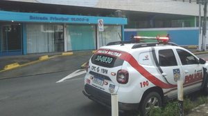 Policiais fizeram ronda nas proximidades da escola na manhã desta quarta-feira | Foto: Cortesia ao TNH1