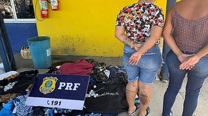 Suspeitas foram presas na BR-104 | Cortesia ao TNH1