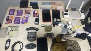 O objetivo do aparelho era transportar as cargas ilícitas aos presos | Foto: Divulgação/PM-MG