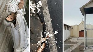 Vandalismo e intolerância religiosa na igreja do Trapiche | Cortesia