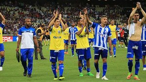 Jogadores do CSA comemoram empate no Castelão | Ronaldo Oliveira/RCortez/CSA