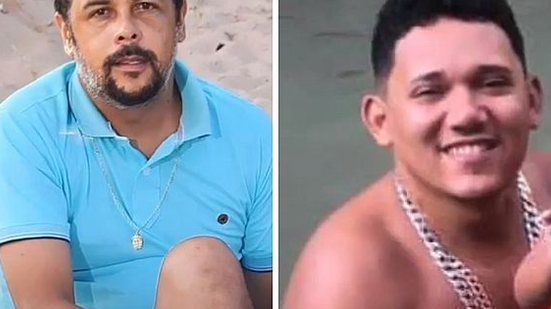 O taxista (à esquerda) e o amigo (à direita) foram levados por criminosos no último domingo (1º) | Foto: Reprodução