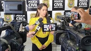 Preso, suspeito teve a prisão em flagrante convertida para prisão temporária | Foto: Divulgação/PC-MG