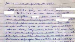 Imagem Mulher acusada de roubo escreve carta para juiz e consegue deixar a prisão
