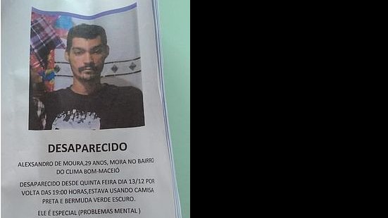 Imagem Final feliz: após dias de angústia, família encontra homem com problemas mentais