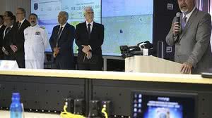 Ministro da Segurança Pública, Raul Jungmann, discursa na abertura do Centro Integrado de Comando e Controle | José Cruz/Agência Brasil