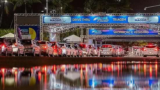 Corujão da vacinação em Maceió | Foto: Secom Maceió