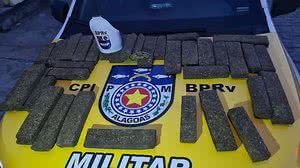 Imagem Dois são presos e mais de 23 quilos de maconha são apreendidos no Jacintinho