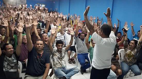 Funcionários decidiram por greve em assembleia | Cortesia ao TNH1