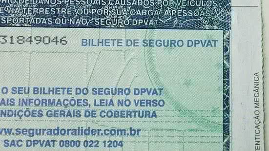 Imagem Confira os valores do seguro Dpvat 2020