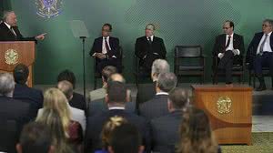 Michel Temer durante a cerimônia | José Cruz/Agência Brasi