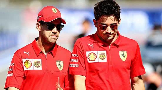 Vettel e Leclerc | Site Oficial Fórmula 1