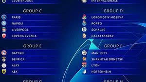 Fase de grupos da próxima Liga dos Campeões da Europa | Twitter Uefa