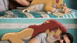 Imagem Artista recria situações do dia a dia com personagens da Disney e diverte a web