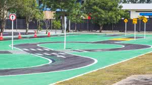 Nova pista para realização de provas práticas do Detran | Foto: Fellipe Yuri / Detran