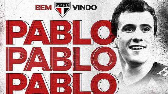Pablo é o novo reforço do Tricolor | Divulgação / São Paulo