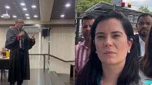 A fala do promotor de Justiça Walber Luís do Nascimento foi direcionada à advogada criminalista Catharina Estrella | Reprodução / Redes sociais