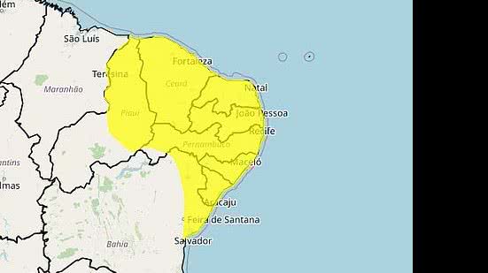 Reprodução / Inmet