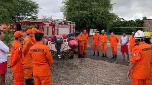 33 militares foram deslocados para atender o chamado e foram utilizadas sete viaturas de salvamento | Foto: Ascom CB