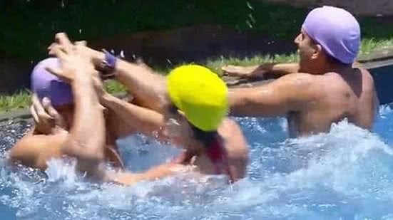 Agressão aconteceu durante prova | Reprodução / Play Plus