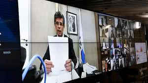 Imagem Ministro diz que não é possível iniciar liberação do isolamento com curva do coronavírus em 'franca ascendência'