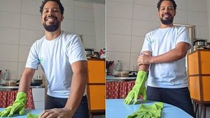Imagem Homem diarista bomba nas redes após dar dicas de melhores produtos de limpeza