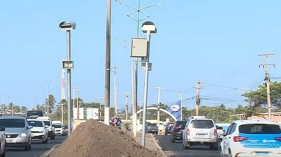 Novo radar? Entenda equipamento instalado em avenida de Maceió | Reprodução / TV Pajuçara