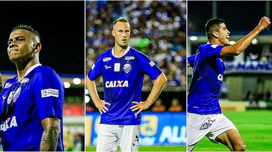 Walter, Alemão e Rubens são as atuais opções de Marcelo Cabo no ataque do CSA | Pei Fon / Portal TNH1