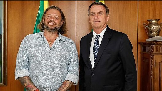 Richard Rasmussen e Bolsonaro | Carolina Antunes