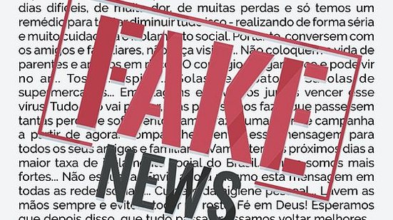 Imagem Fake: secretário da Saúde de Alagoas não emitiu mensagem sobre pico da Covid-19