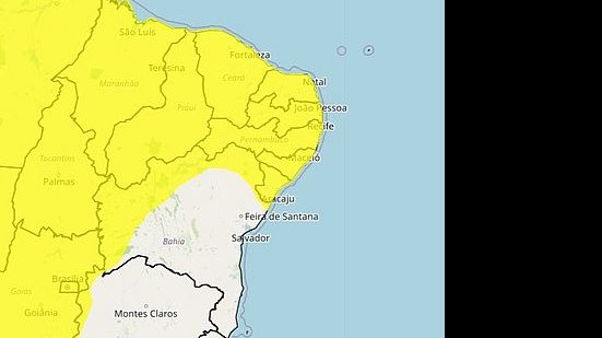 Reprodução / Inmet