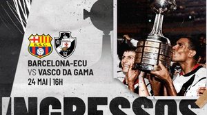 Imagem Vasco vende ingressos virtuais para reprise da final da Libertadores