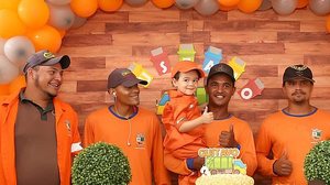 Gustavo escolheu tema e surpreendeu família | Arquivo Pessoal