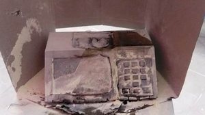 Urna foi queimada por eleitor no CE | Redes Sociais