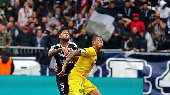 Otávio e o argentino Emiliano Sala | Reprodução