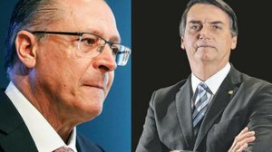 O ex-governador de São Paulo Geraldo Alckmin (PSDB) e o deputado federal Jair Bolsonaro (PSL-RJ) | Reprodução