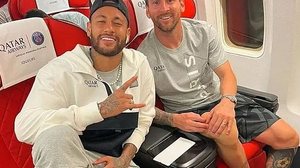 Neymar e Messi jogam juntos no PSG | Reprodução/Instagram