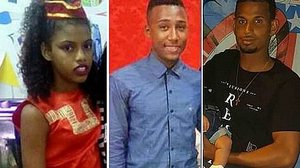 Raiane e Guilherme morreram; Arthur foi baleado | Reprodução