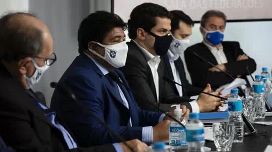 Presidente em exercício, Ednaldo Rodrigues conduz assembleia geral da CBF | Lucas Figueiredo/CBF