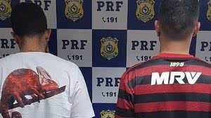 Universitários escondiam drogas na cueca | Cortesia / PRF-MG