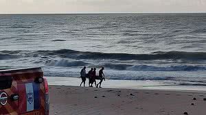 Cinco militares participaram da operação de resgate. | Foto: Arquivo / Ascom Bombeiros