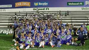 Jogadores do Jaciobá comemoram classificação para semifinal do Alagoano | Divulgação / Jaciobá