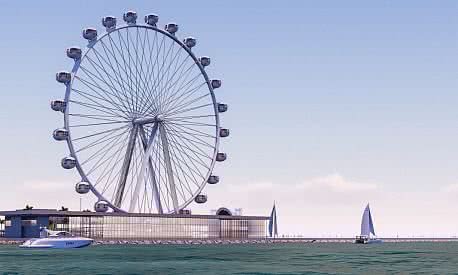 projeto de roda gigante na orla de Fortaleza | foto reprodução