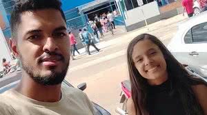 Pai e filha no dia do concurso da Prefeitura de Dueré | Divulgação