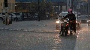 Já choveu 100 mm nas últimas 24 horas | Reprodução / Folha-PE